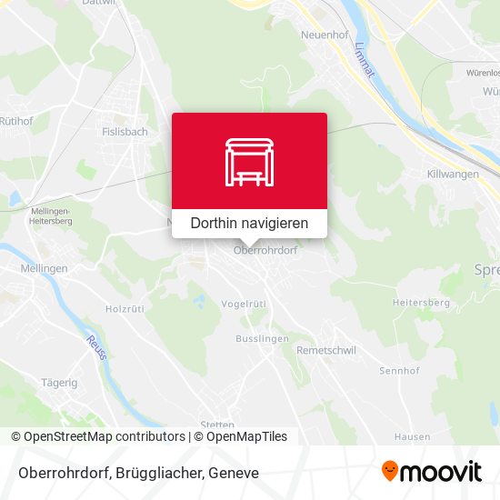 Oberrohrdorf, Brüggliacher Karte