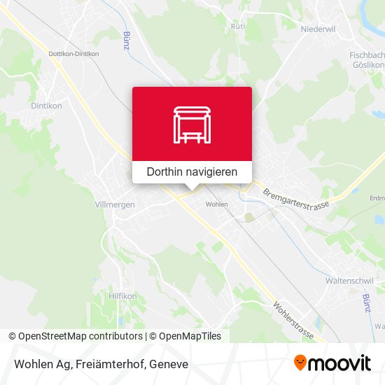 Wohlen Ag, Freiämterhof Karte