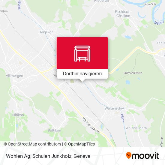 Wohlen Ag, Schulen Junkholz Karte