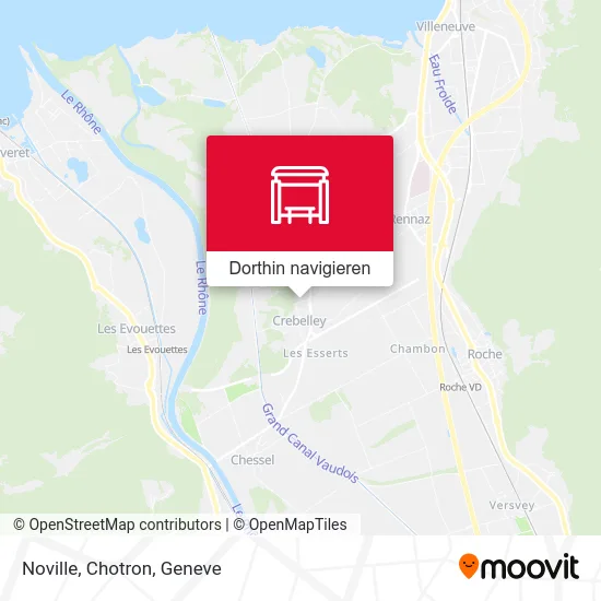 Noville, Chotron Karte