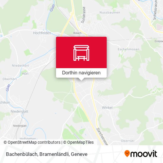 Bachenbülach, Bramenländli Karte