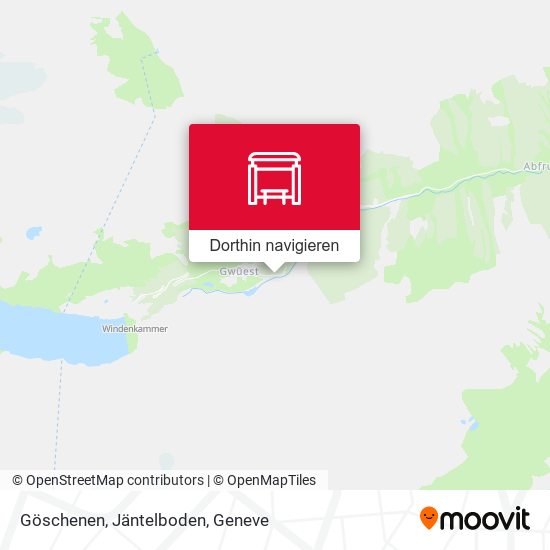 Göschenen, Jäntelboden Karte