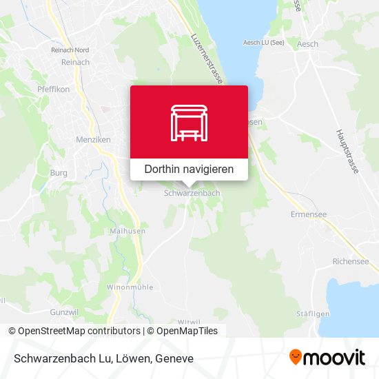 Schwarzenbach Lu, Löwen Karte