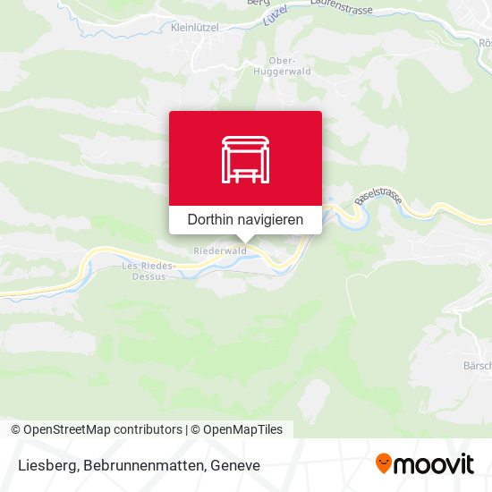 Liesberg, Bebrunnenmatten Karte