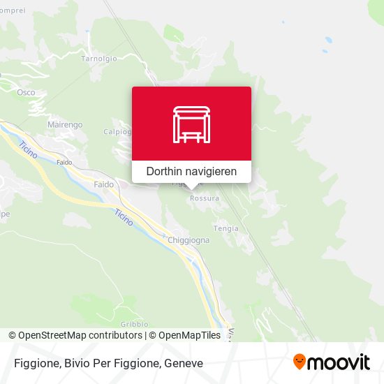 Figgione, Bivio Per Figgione Karte