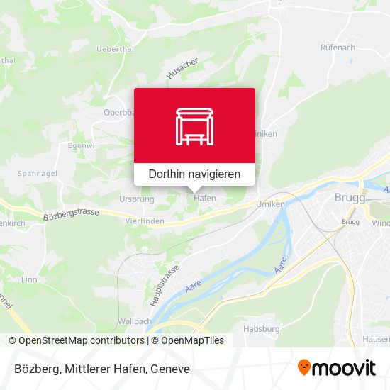 Bözberg, Mittlerer Hafen Karte