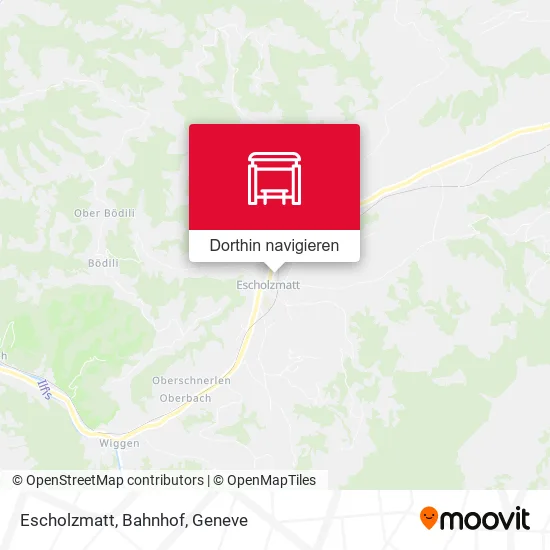 Escholzmatt, Bahnhof Karte