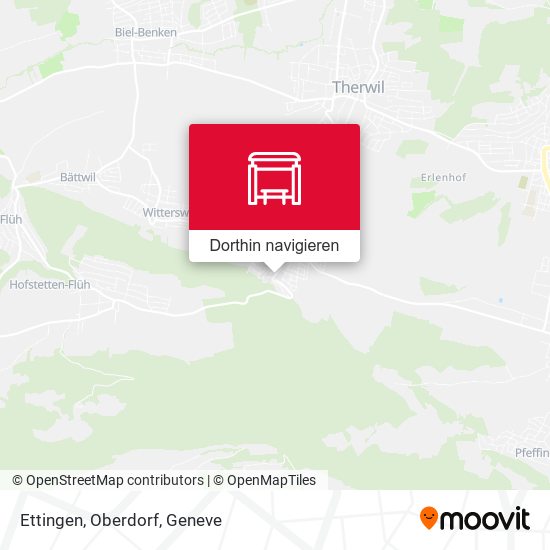 Ettingen, Oberdorf Karte