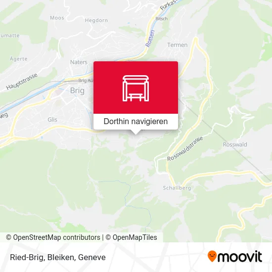 Ried-Brig, Bleiken Karte