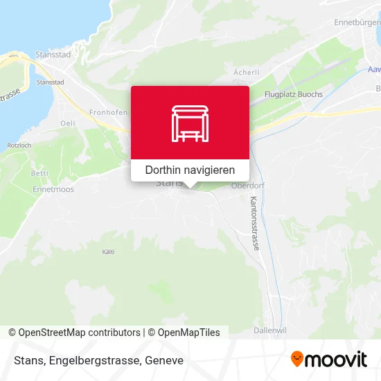 Stans, Engelbergstrasse Karte