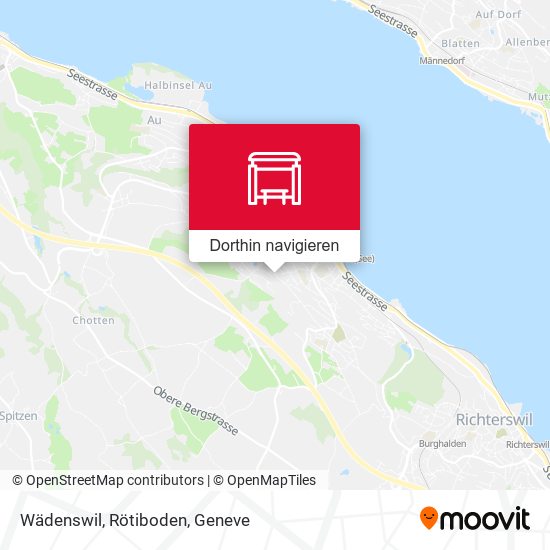 Wädenswil, Rötiboden Karte