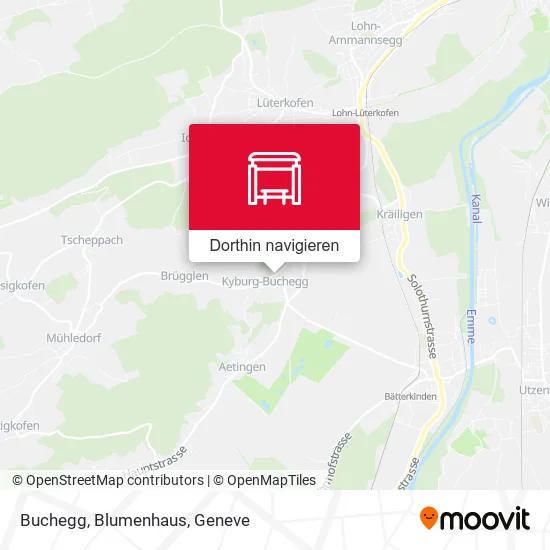 Buchegg, Blumenhaus Karte
