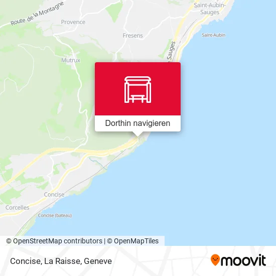 Concise, La Raisse Karte