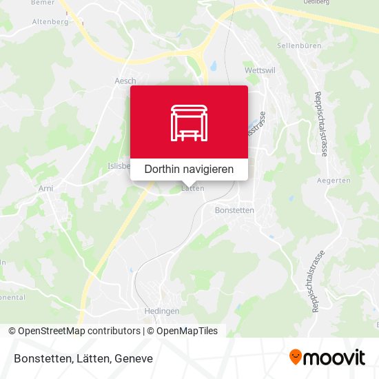Bonstetten, Lätten Karte
