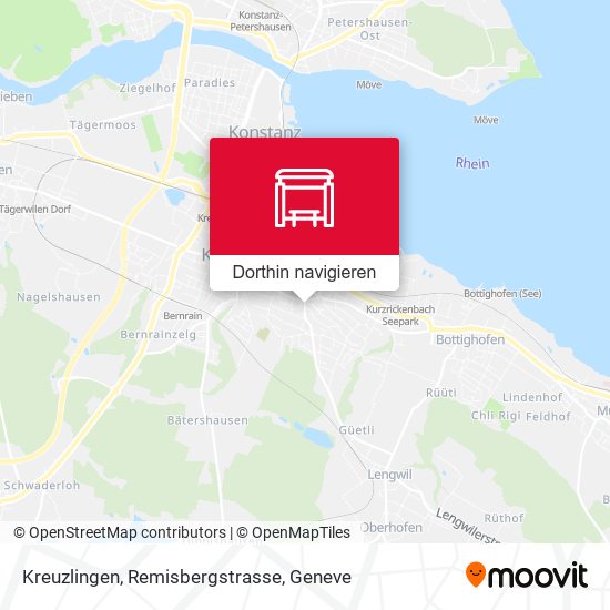 Kreuzlingen, Remisbergstrasse Karte