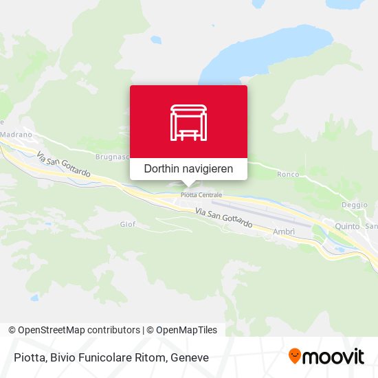 Piotta, Bivio Funicolare Ritom Karte