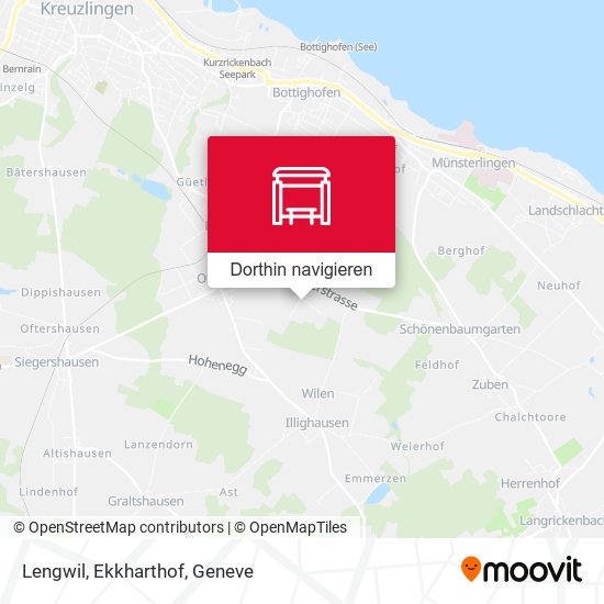 Lengwil, Ekkharthof Karte