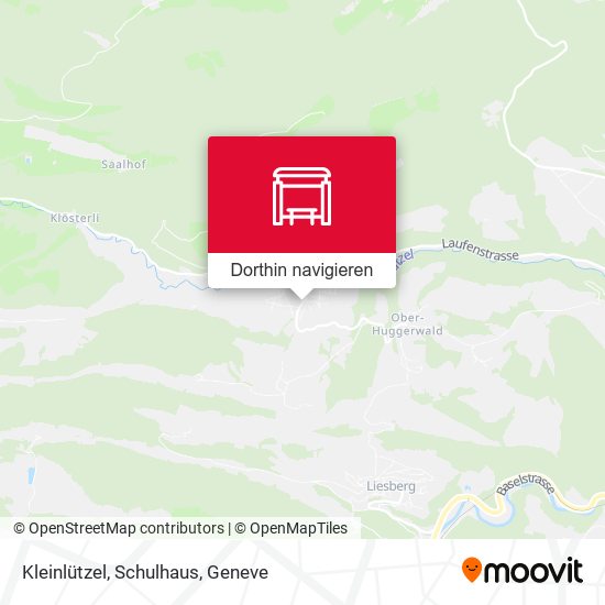 Kleinlützel, Schulhaus Karte