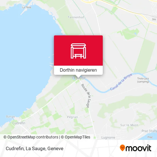 Cudrefin, La Sauge Karte