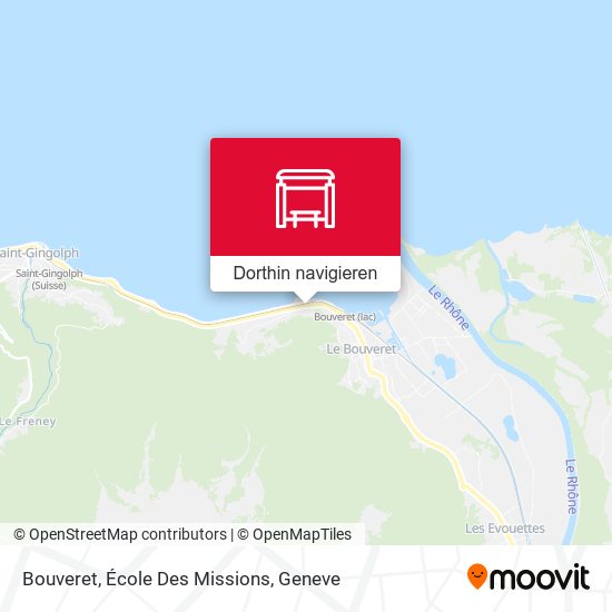 Bouveret, École Des Missions Karte