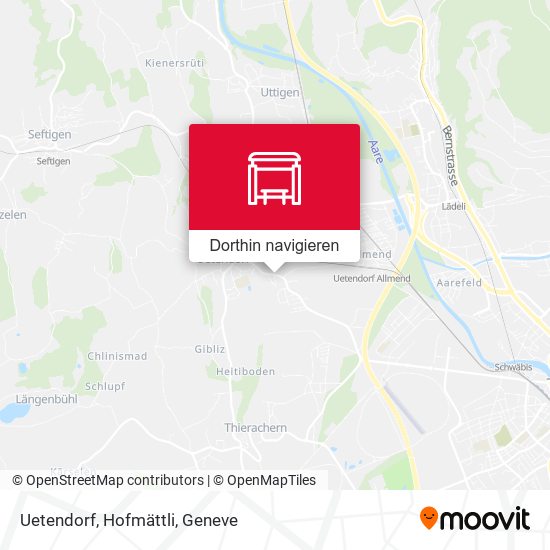 Uetendorf, Hofmättli Karte
