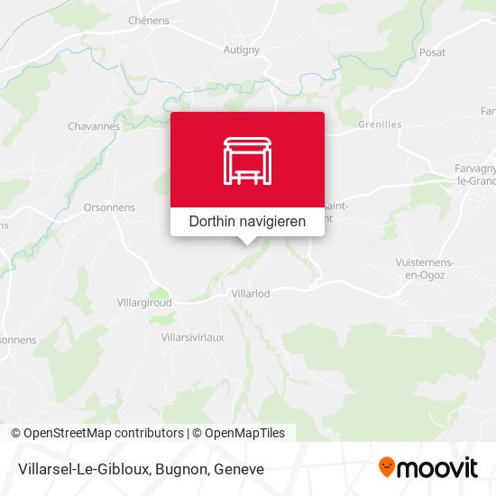 Villarsel-Le-Gibloux, Bugnon Karte