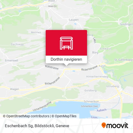 Eschenbach Sg, Bildstöckli Karte