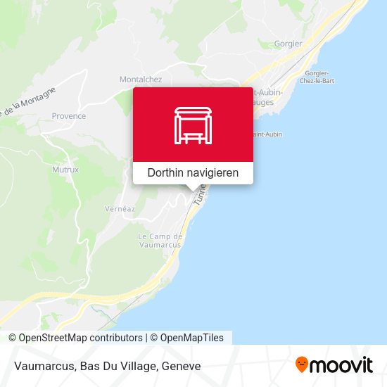 Vaumarcus, Bas Du Village Karte