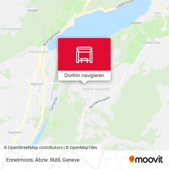 Ennetmoos, Abzw. Rütli Karte