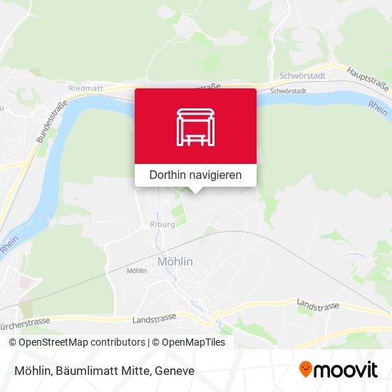 Möhlin, Bäumlimatt Mitte Karte