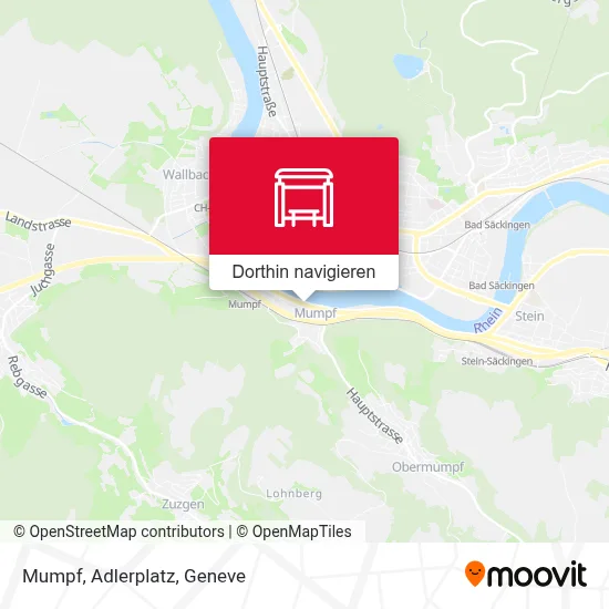 Mumpf, Adlerplatz Karte
