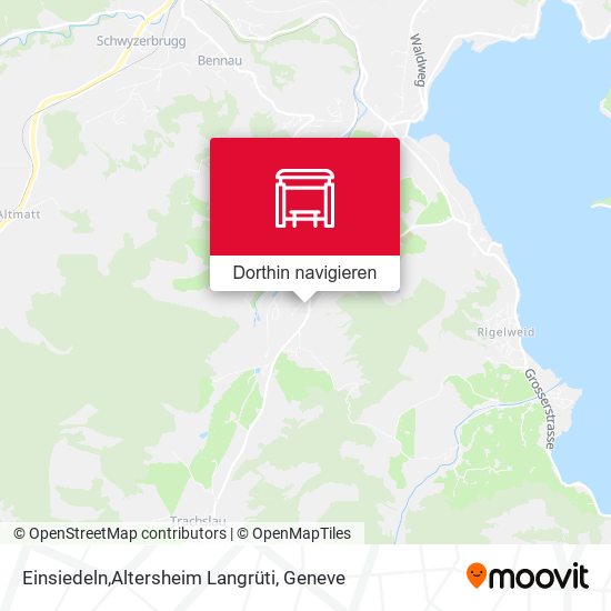 Einsiedeln,Altersheim Langrüti Karte