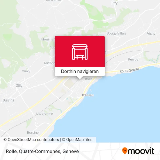 Rolle, Quatre-Communes Karte