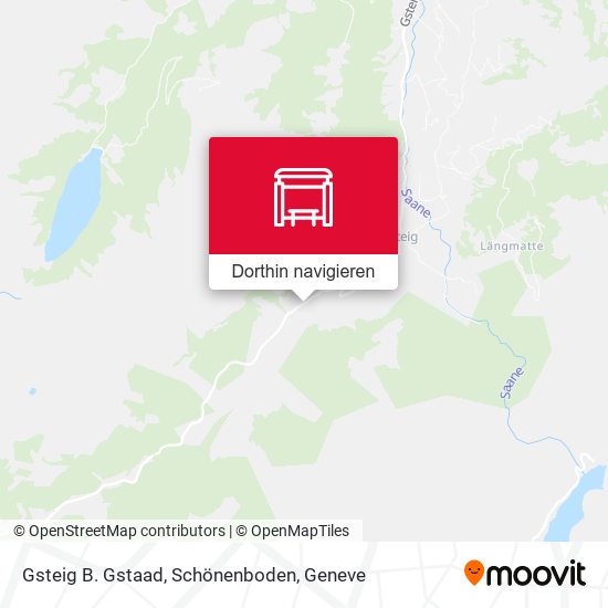 Gsteig B. Gstaad, Schönenboden Karte