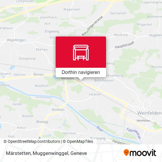 Märstetten, Muggenwinggel Karte