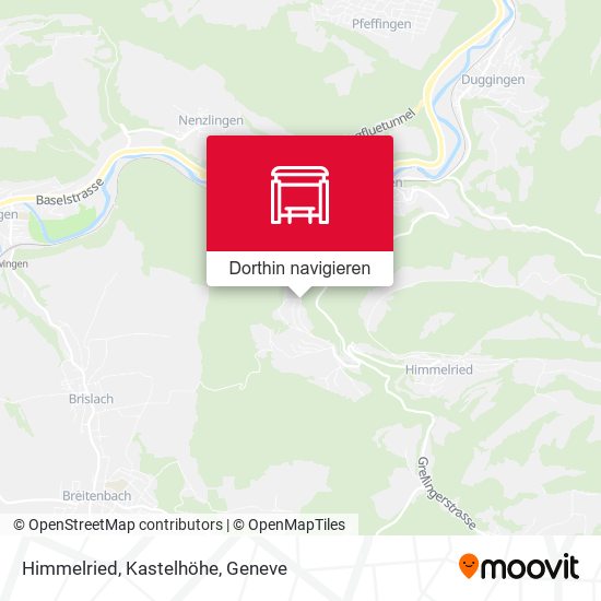 Himmelried, Kastelhöhe Karte