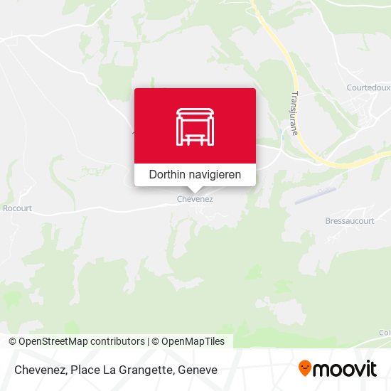 Chevenez, Place La Grangette Karte