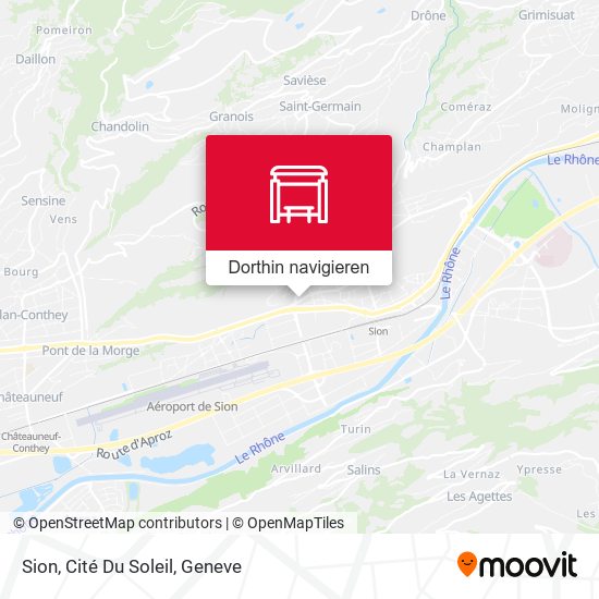 Sion, Cité Du Soleil Karte