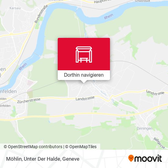 Möhlin, Unter Der Halde Karte