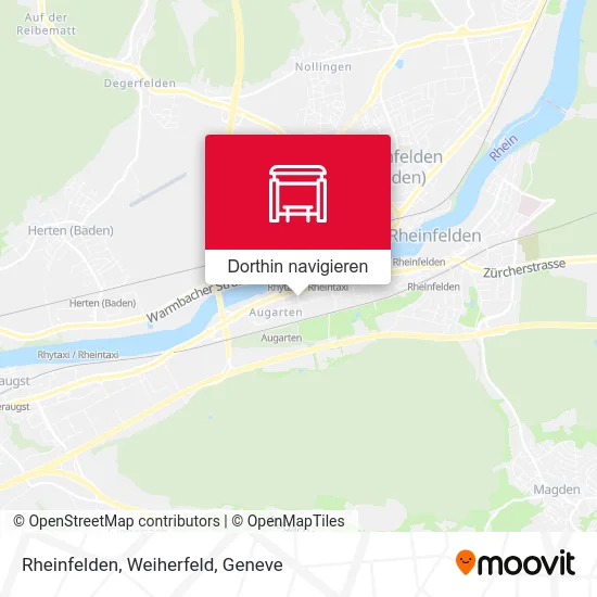 Rheinfelden, Weiherfeld Karte