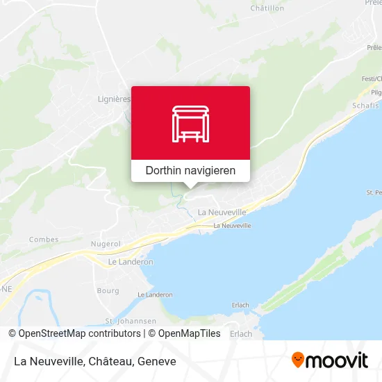 La Neuveville, Château Karte