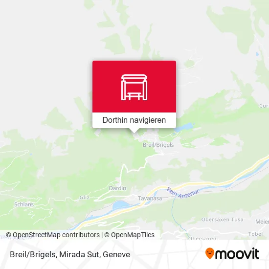Breil/Brigels, Mirada Sut Karte