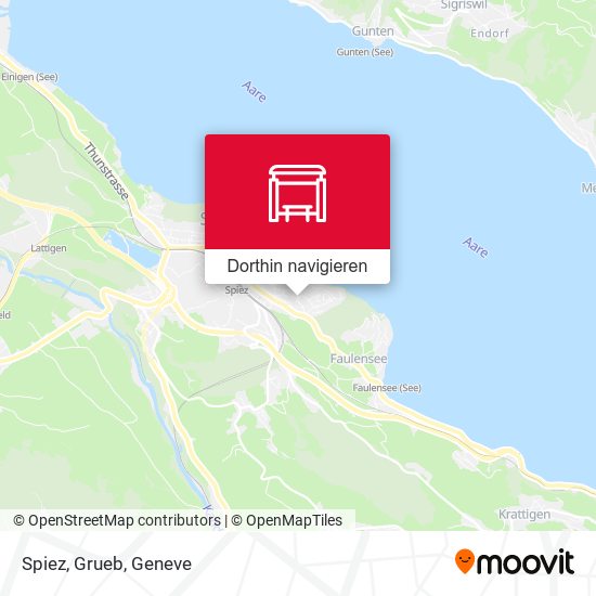 Spiez, Grueb Karte