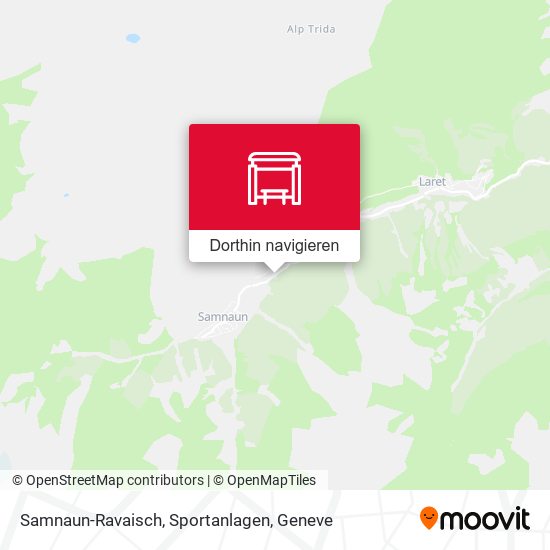 Samnaun-Ravaisch, Sportanlagen Karte