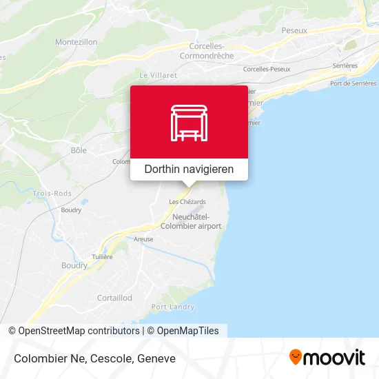 Colombier Ne, Cescole Karte