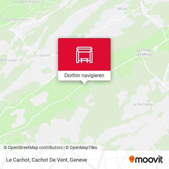 Le Cachot, Cachot De Vent Karte