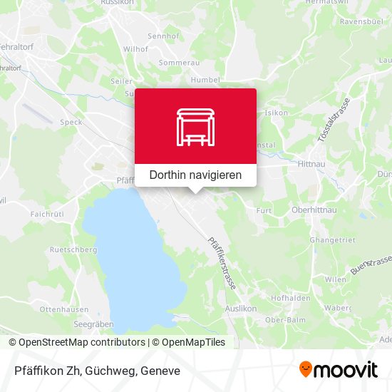 Pfäffikon Zh, Güchweg Karte