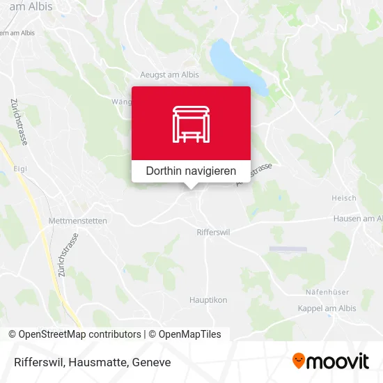 Rifferswil, Hausmatte Karte