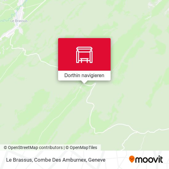 Le Brassus, Combe Des Amburnex Karte