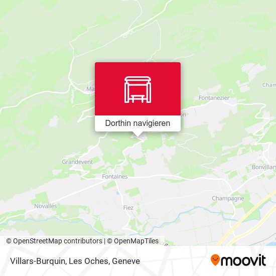 Villars-Burquin, Les Oches Karte